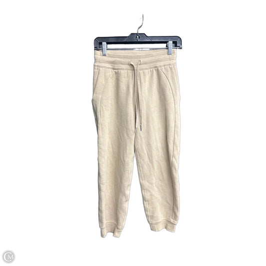 Athletic Pants By Lululemon In Beige, Size: S