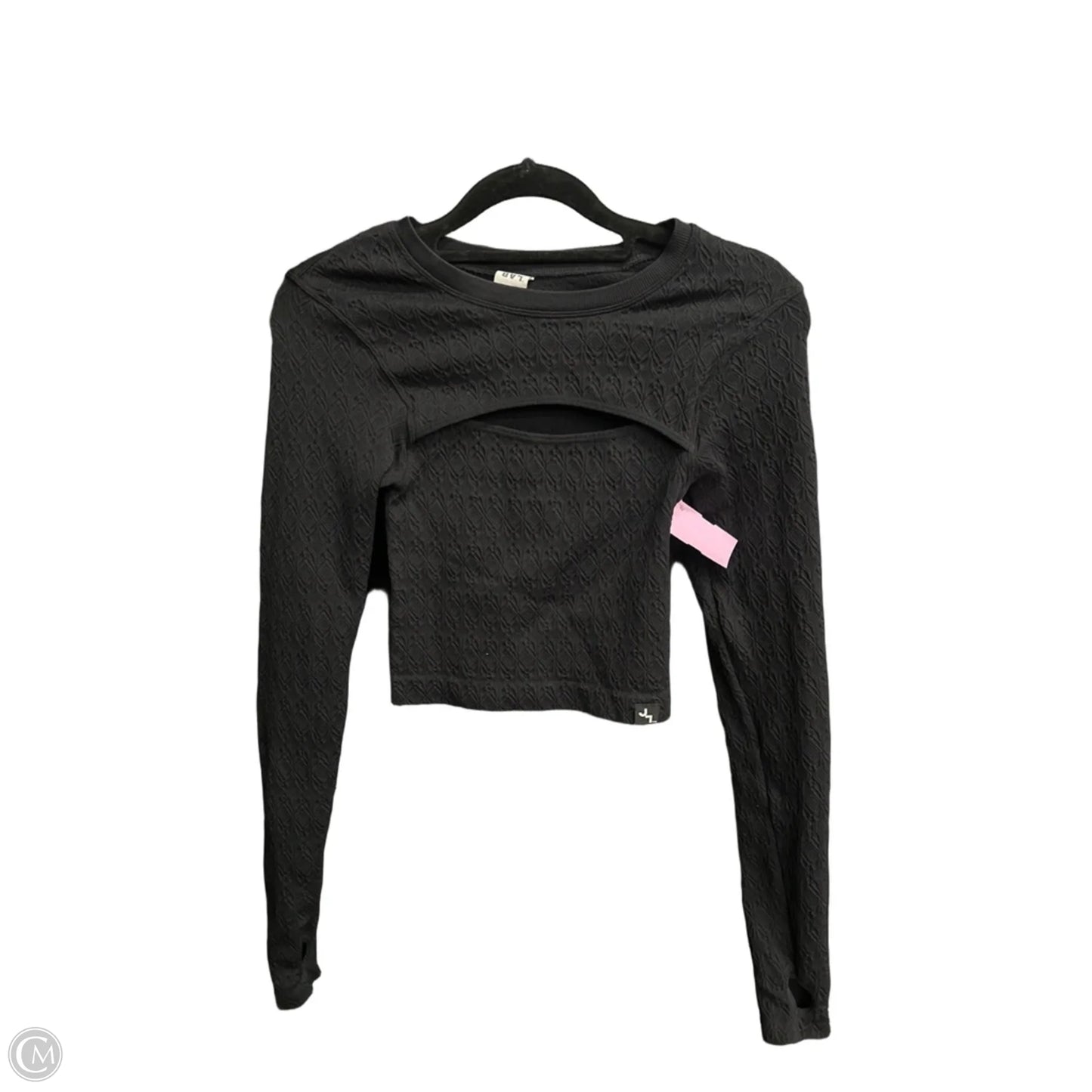Athletic Top Long Sleeve Crewneck By Joy Lab In Black, Size: Xs