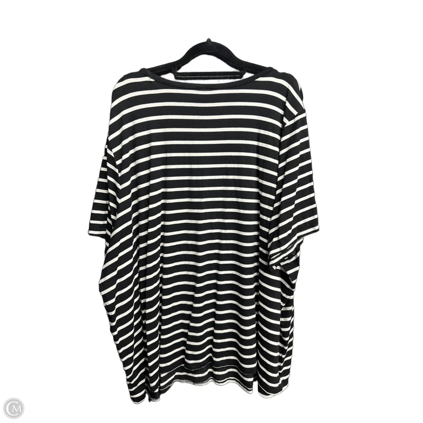 Top Short Sleeve By Old Navy In Striped Pattern, Size: 3x