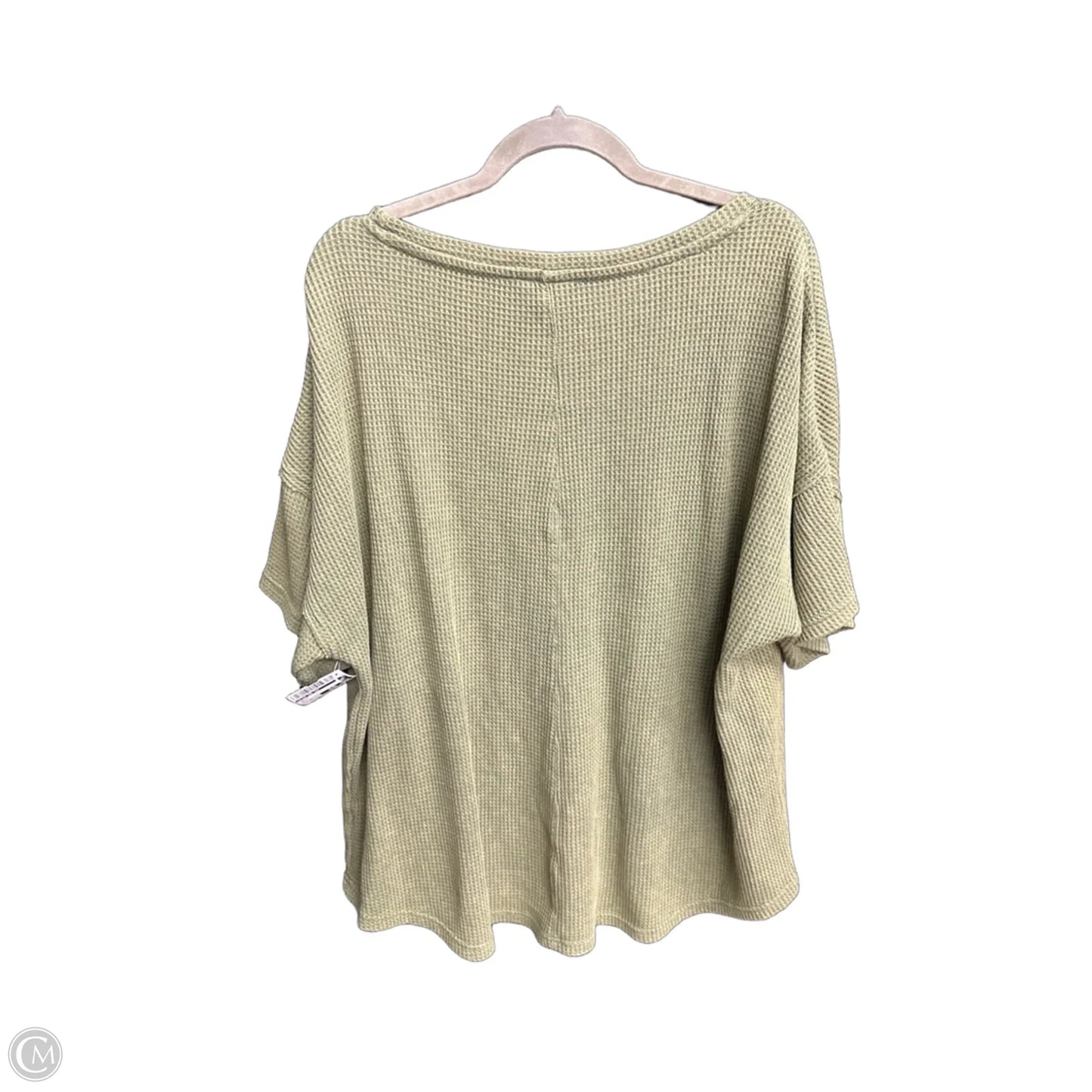 Top Short Sleeve By Olive And Oak In Green, Size: 3x