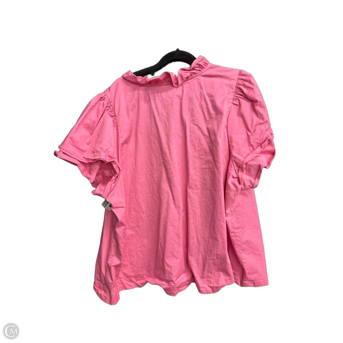Top Short Sleeve By Crown And Ivy In Pink, Size: 3x
