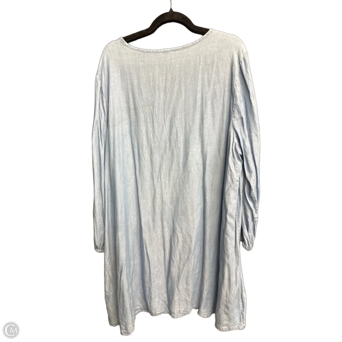 Dress Casual Midi By Old Navy In Blue Denim, Size: Xxl