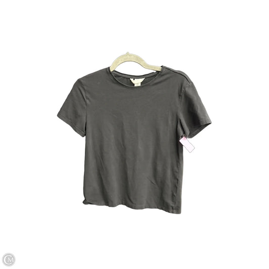 Top Short Sleeve By H&m In Black, Size: M