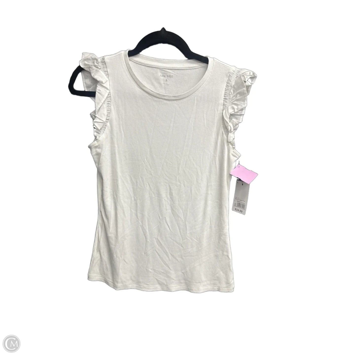 Top Sleeveless By Nine West In White, Size: S