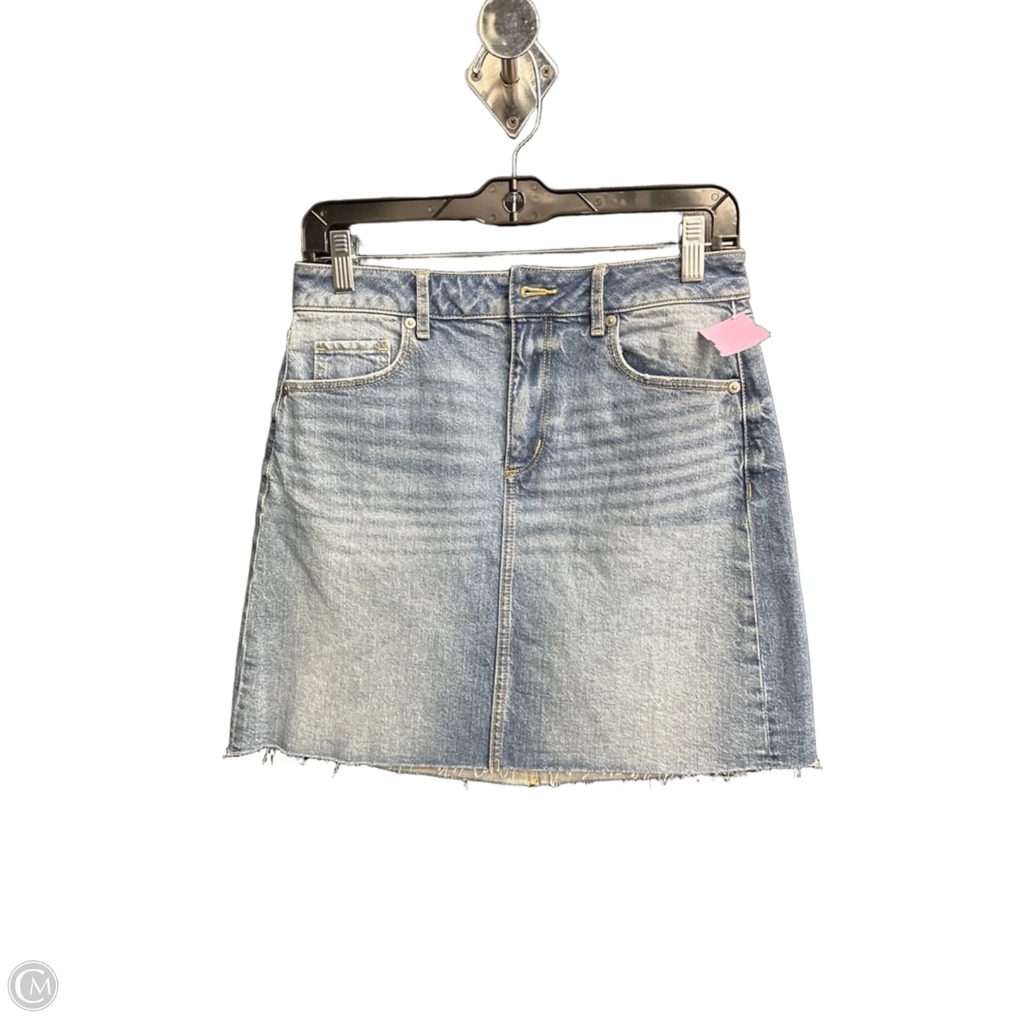 Skirt Mini & Short By Loft In Blue Denim, Size: 2