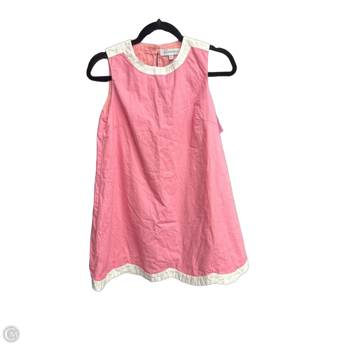 Dress Casual Short By Clothes Mentor In Pink & White, Size: Xs