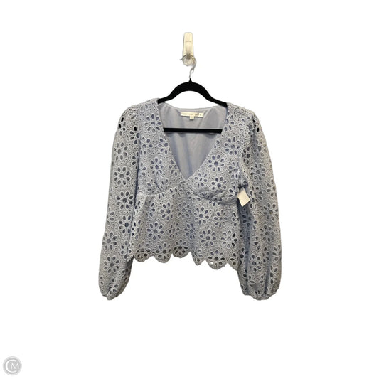 Top Long Sleeve By Altard State In Blue, Size: M