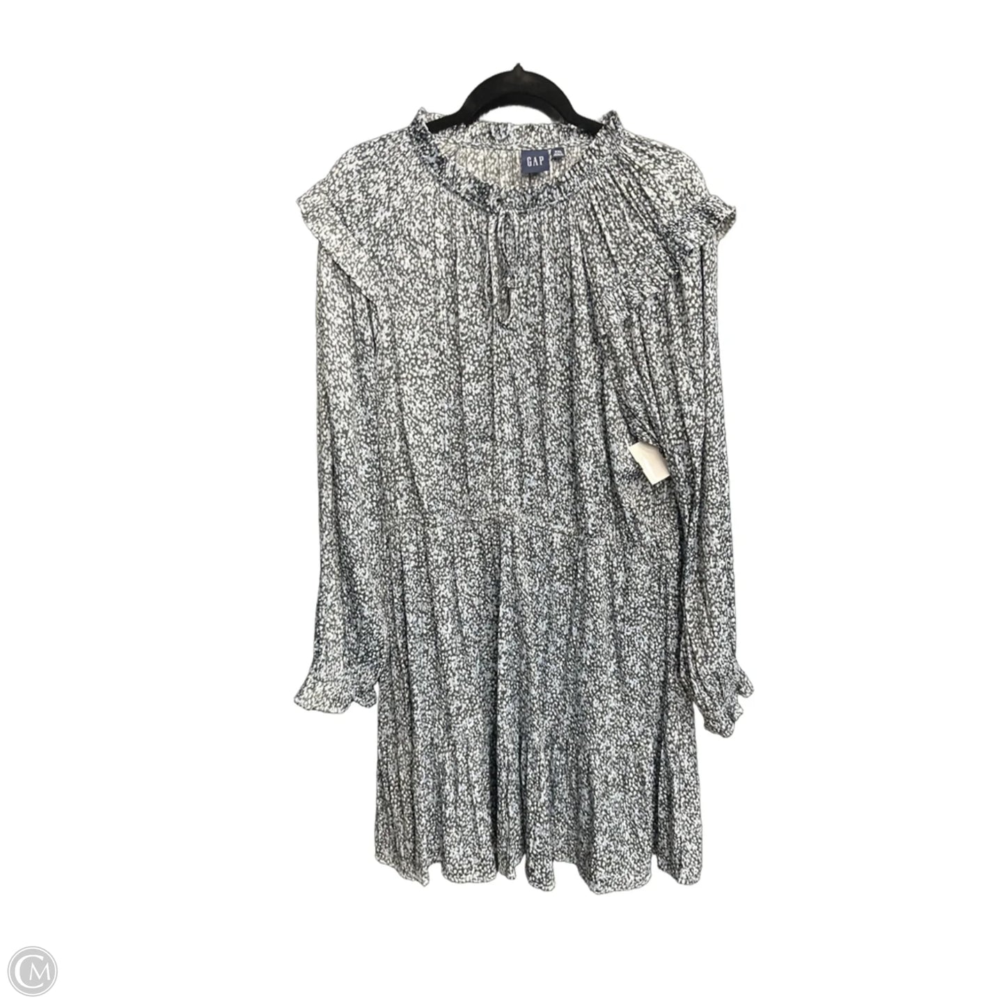 Dress Casual Midi By Gap In Blue & White, Size: Xxl