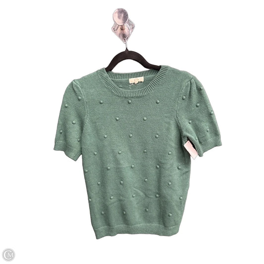 Top Short Sleeve By Entro In Green, Size: L