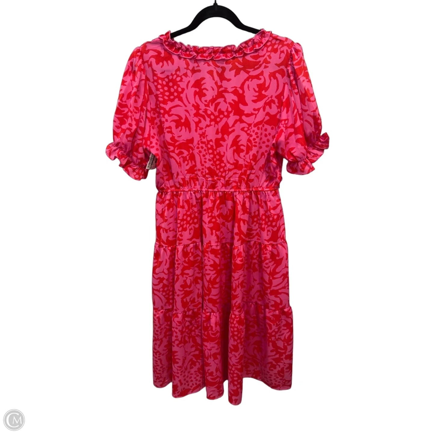 Dress Casual Midi By Jodifl In Pink & Red, Size: M
