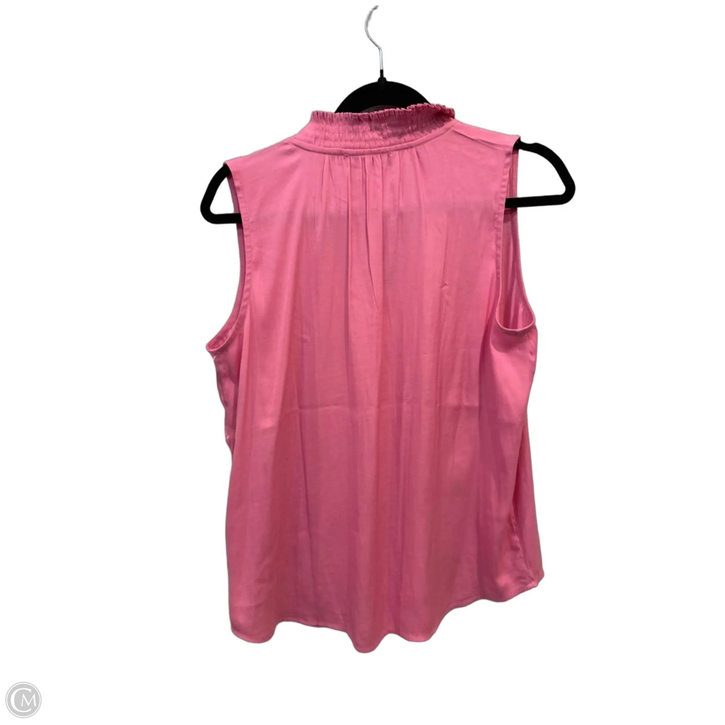 Top Sleeveless By Loft In Pink, Size: M
