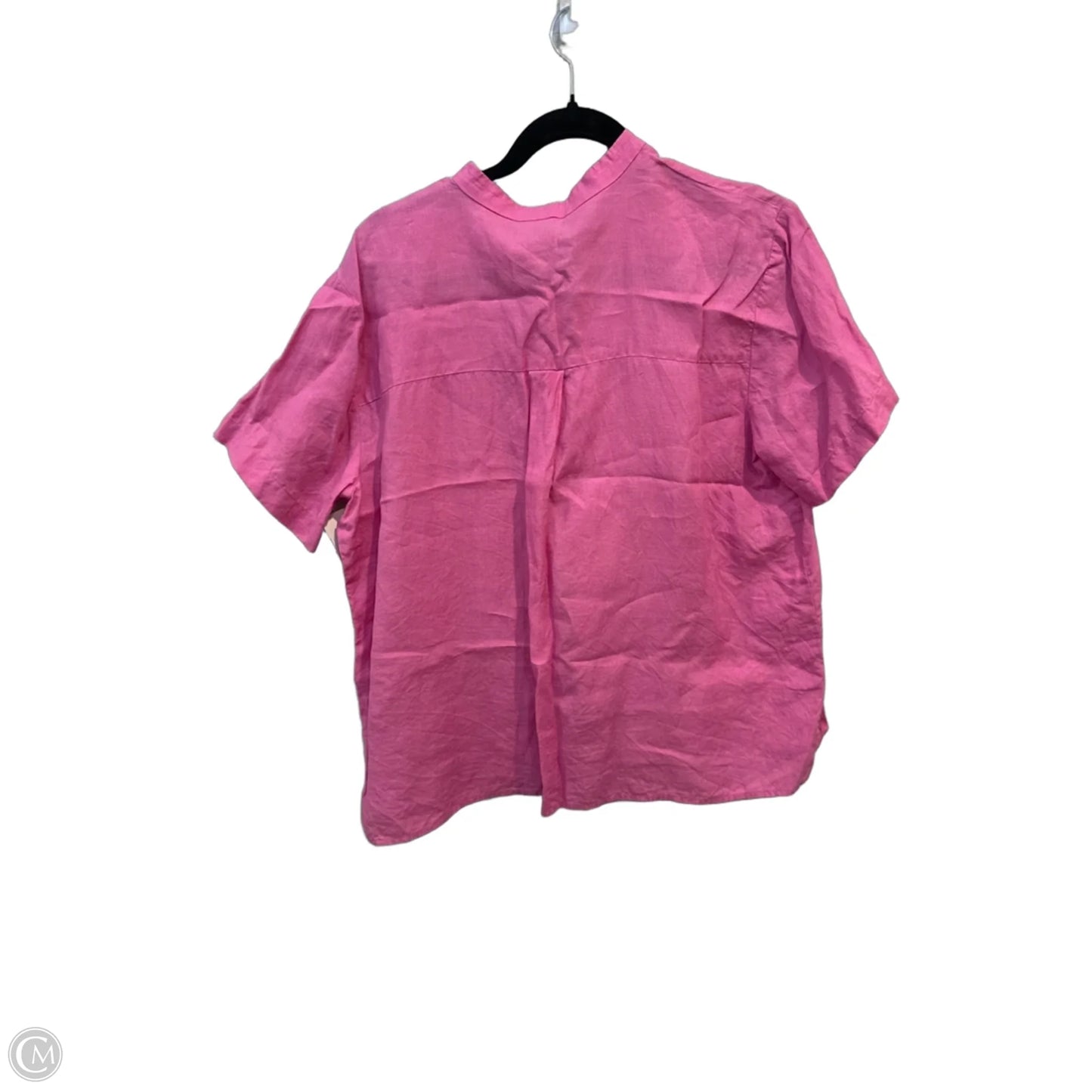 Top Short Sleeve By Eileen Fisher In Purple, Size: L