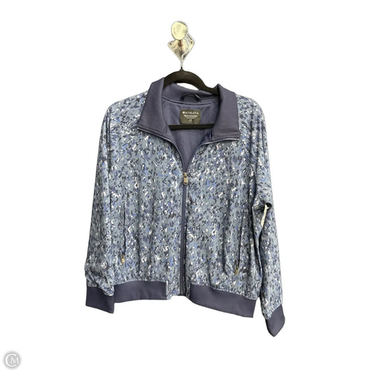 Athletic Jacket By Athleta In Blue, Size: L