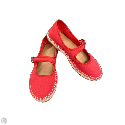 Shoes Flats By Old Navy In Cream & Red, Size: 8