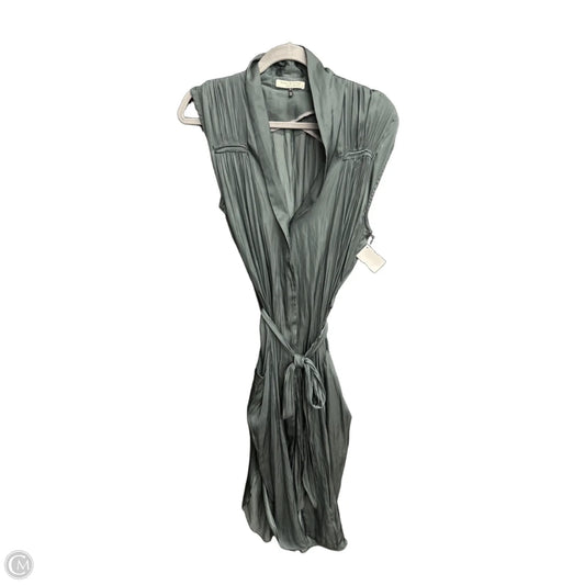 Dress Casual Maxi By Halston Heritage In Green, Size: L