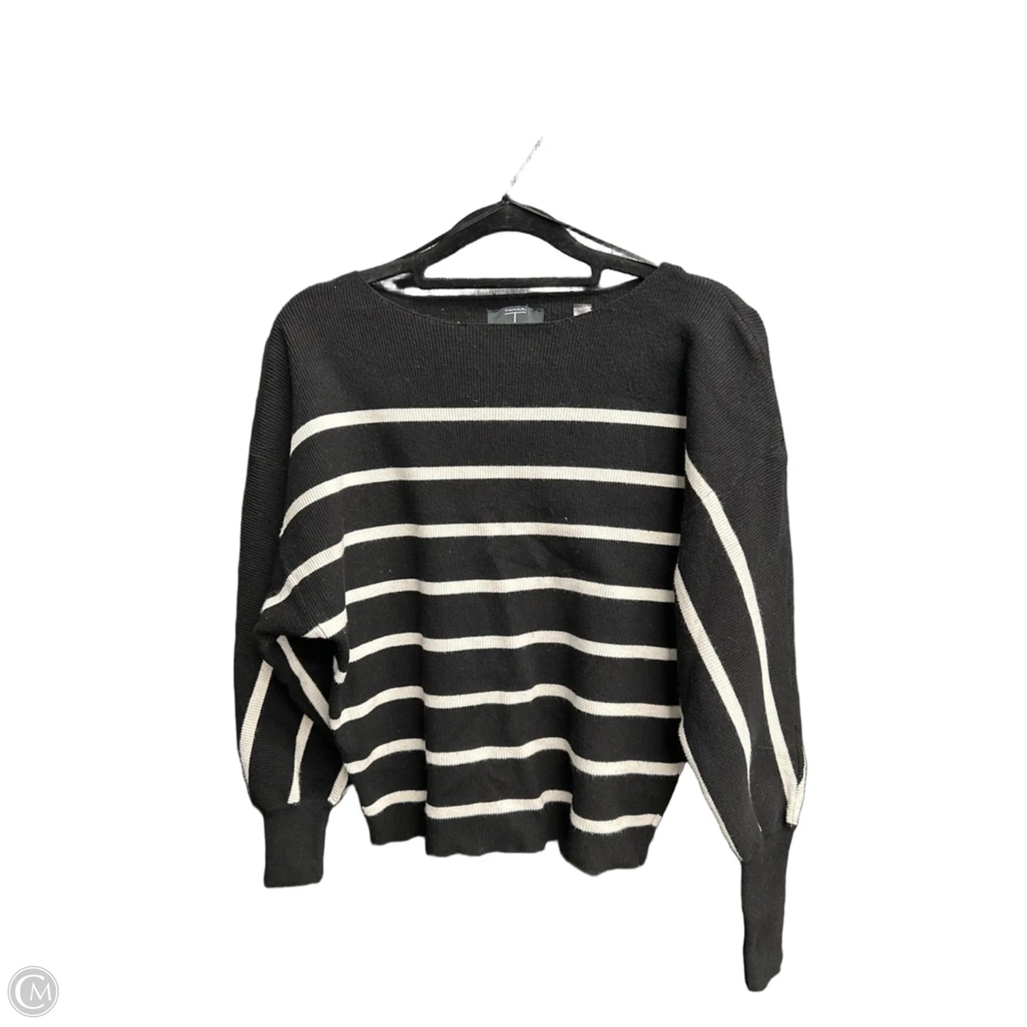 Top Long Sleeve By Tahari In Striped Pattern, Size: S
