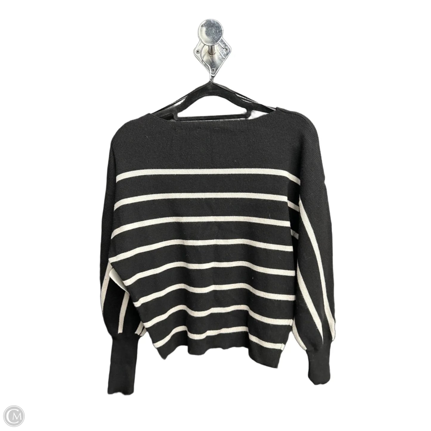 Top Long Sleeve By Tahari In Striped Pattern, Size: S