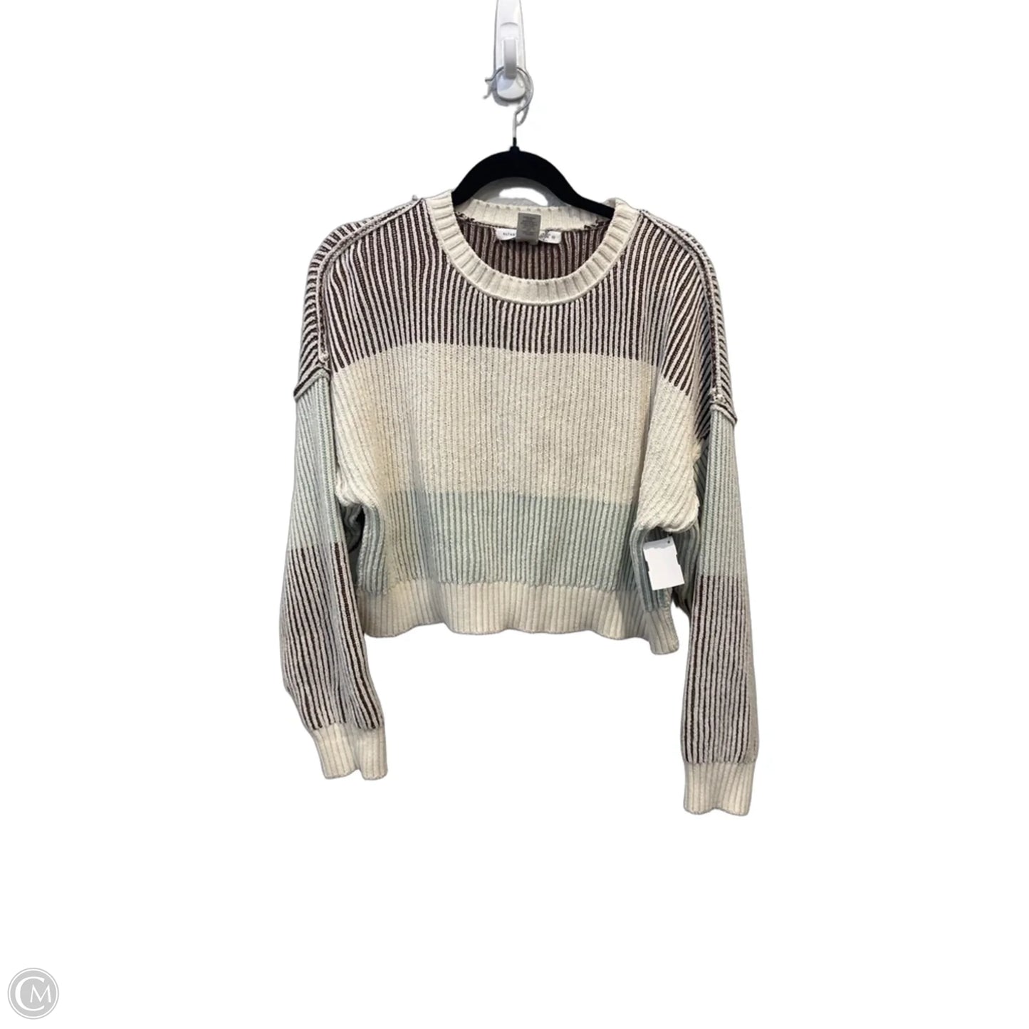 Sweater By Altard State In Striped Pattern, Size: M