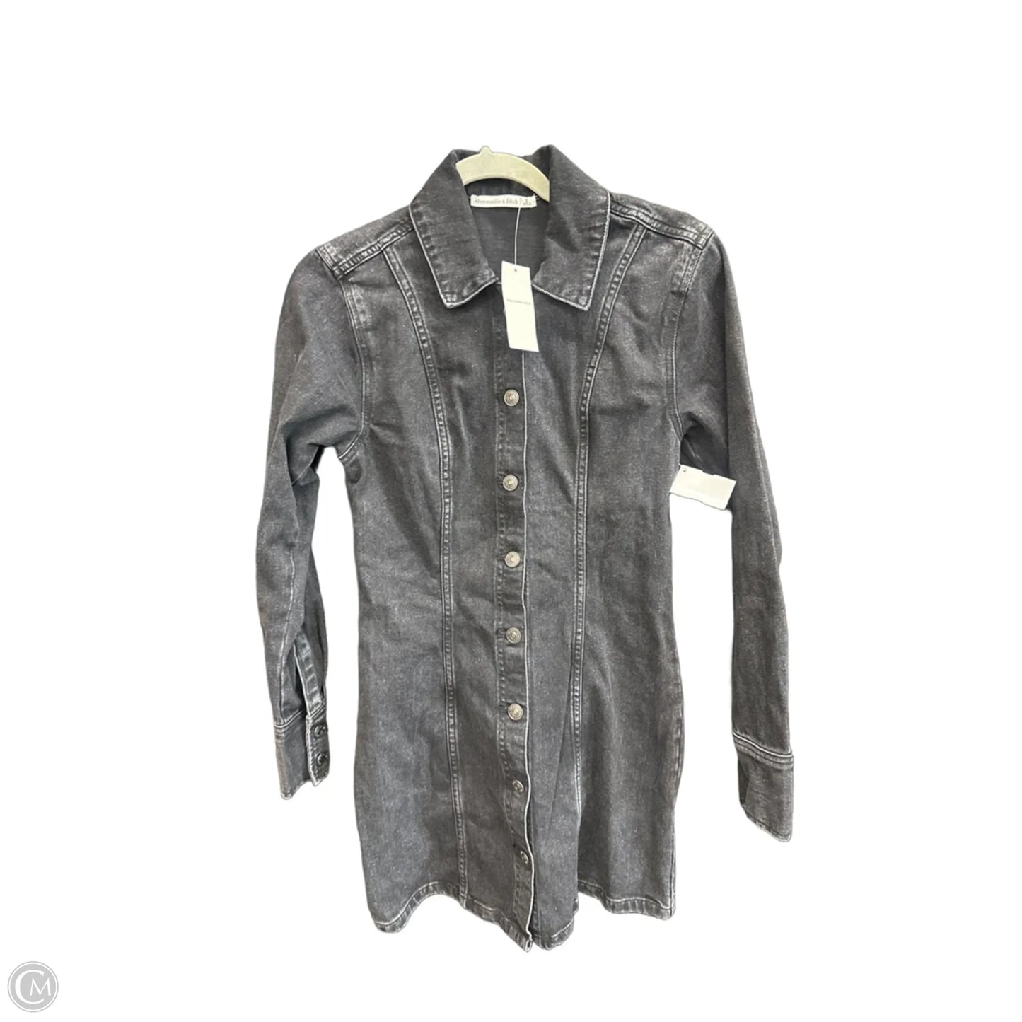 Dress Casual Short By Abercrombie And Fitch In Black Denim, Size: S