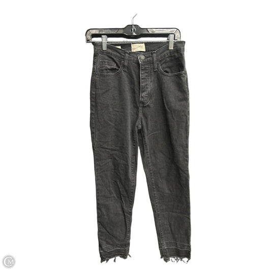 Jeans Straight By Universal Thread In Black Denim, Size: 2