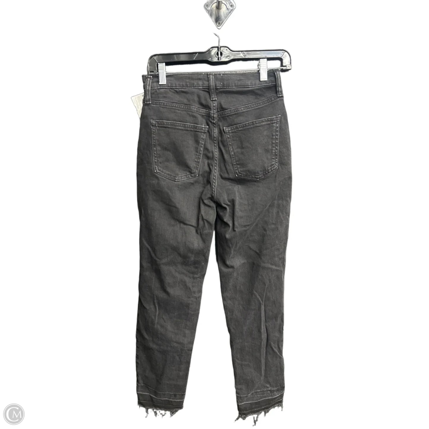 Jeans Straight By Universal Thread In Black Denim, Size: 2