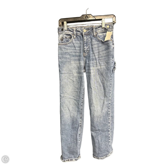 Jeans Wide Leg By Kancan In Blue Denim, Size: 0
