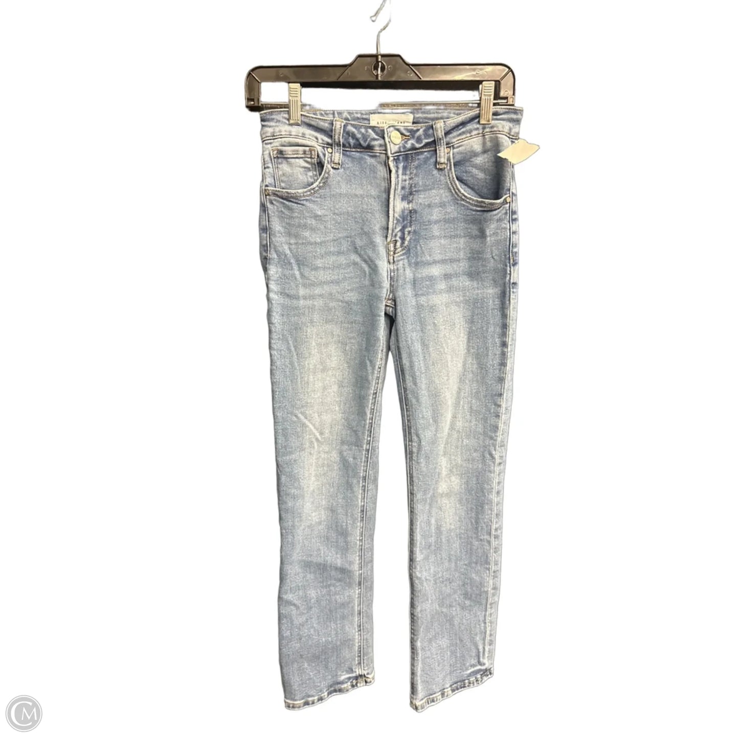Jeans Straight By Risen In Blue Denim, Size: 4