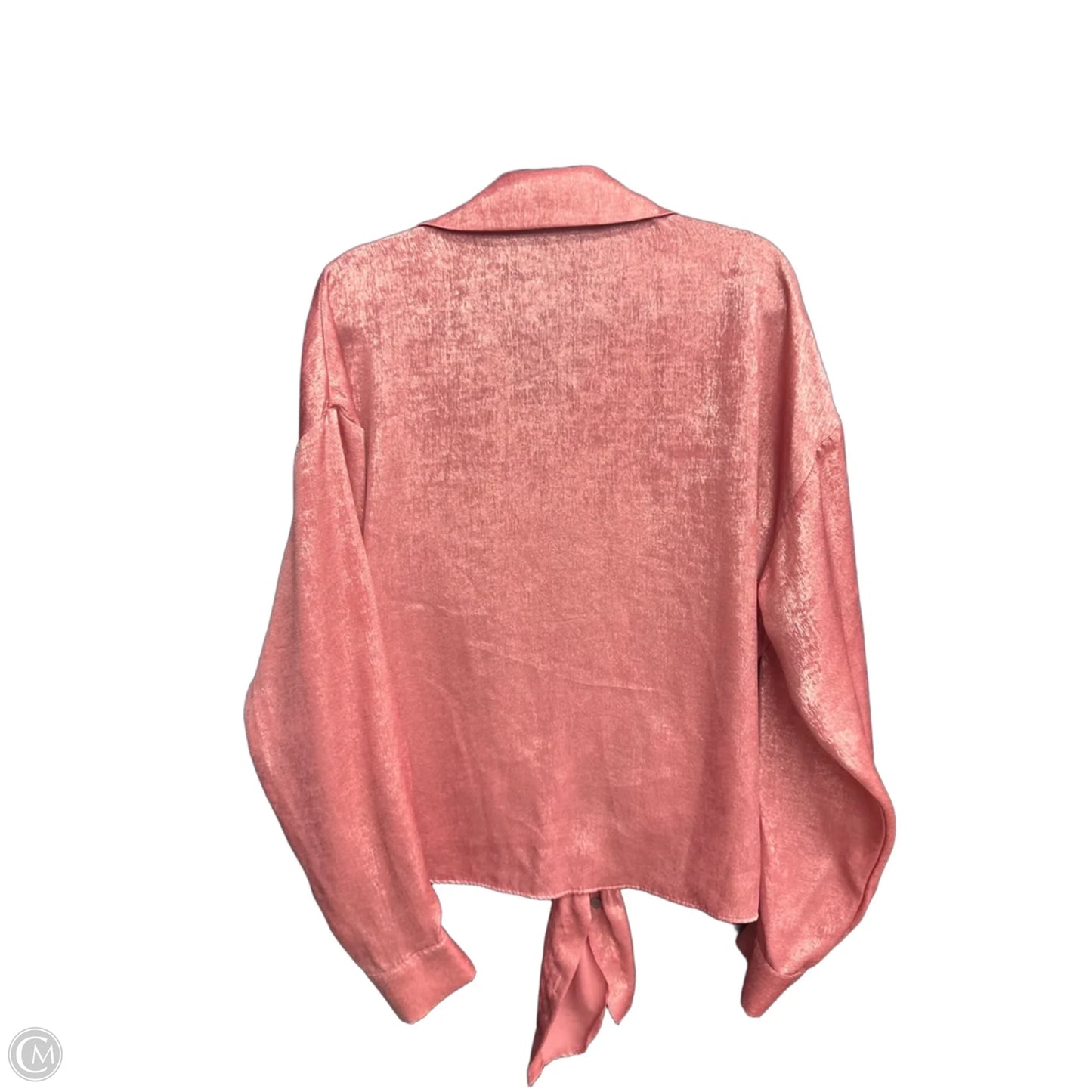 Top Long Sleeve By Bibi In Pink, Size: S