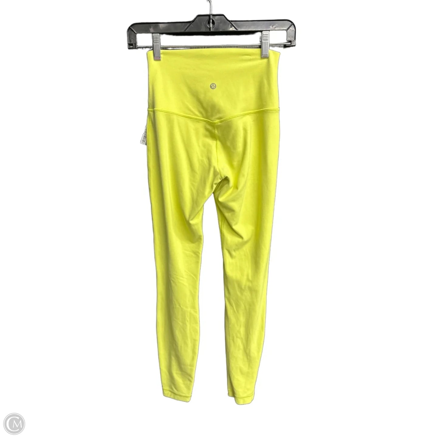 Athletic Leggings By Lululemon In Yellow, Size: S