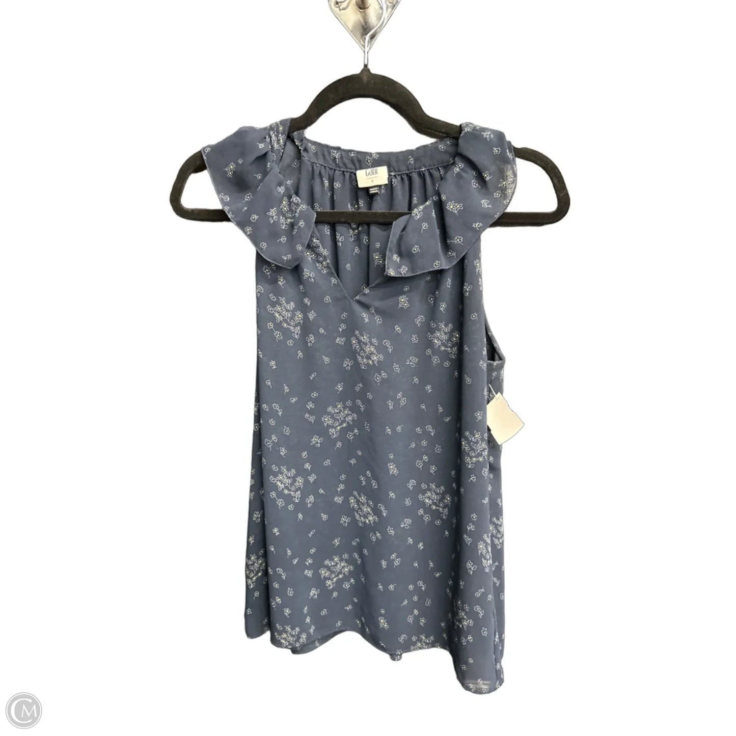 Top Sleeveless By Cabi In Navy, Size: S
