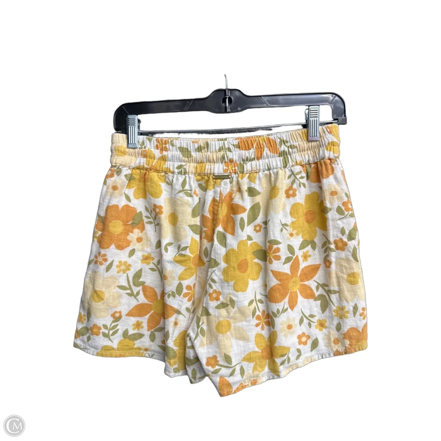 Shorts By Billabong In White & Yellow, Size: 6