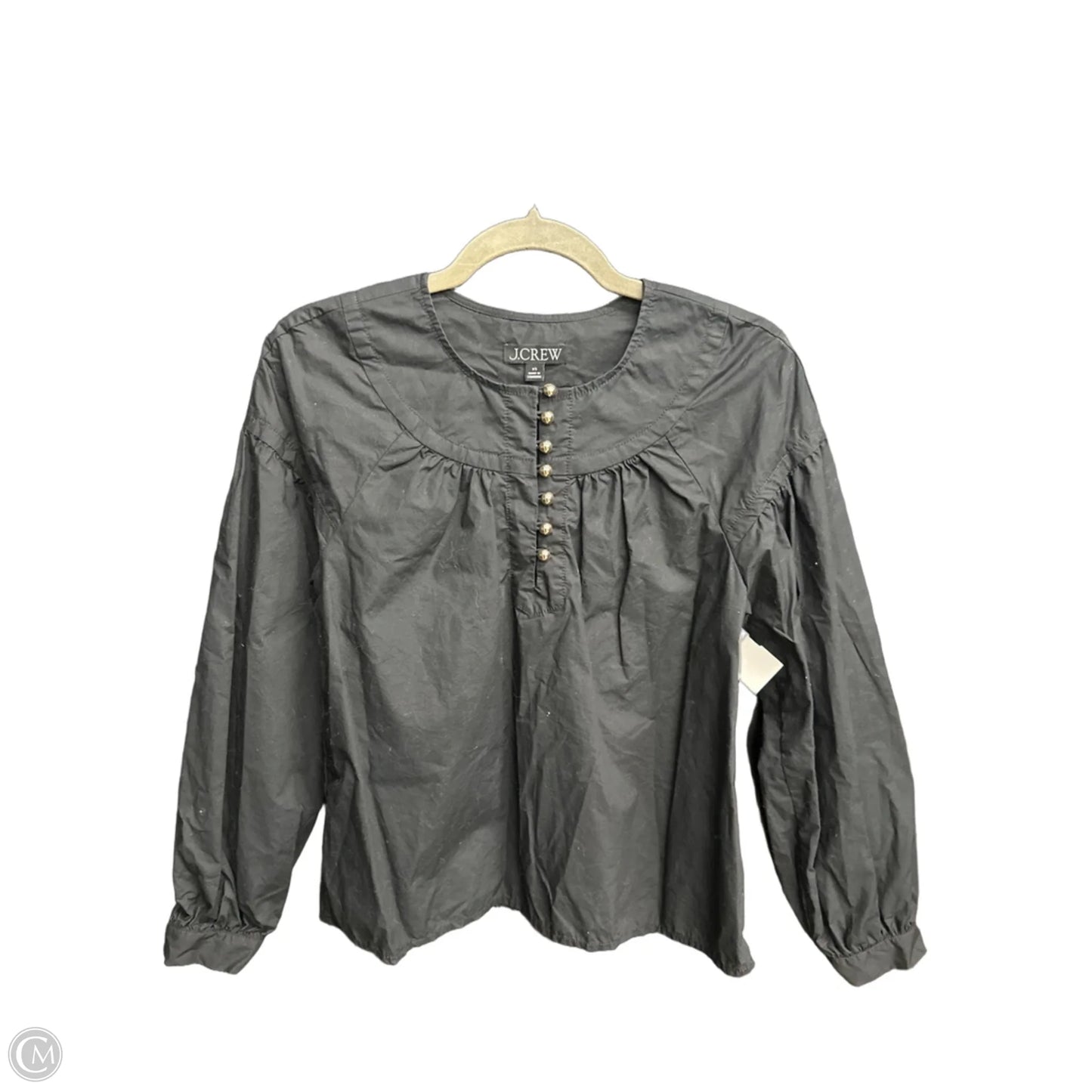 Top Long Sleeve By J. Crew In Black, Size: Xs