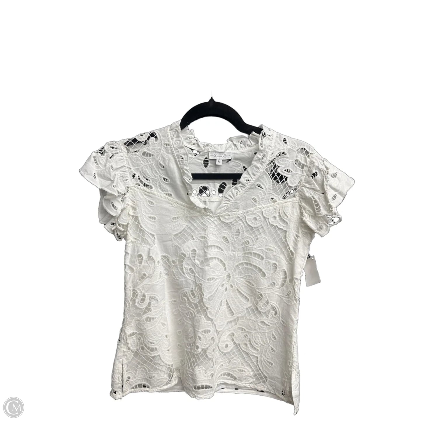 Top Sleeveless By Clothes Mentor In White, Size: Xs