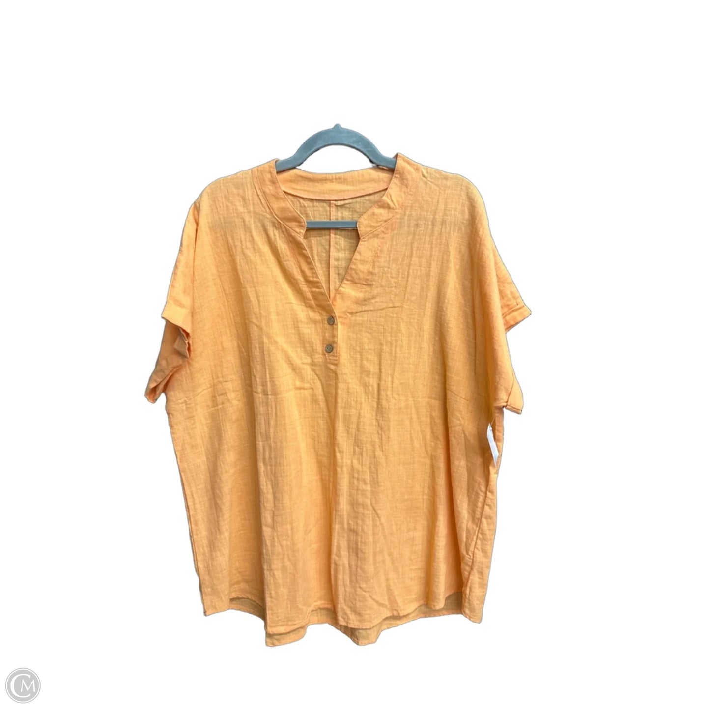 Top Sleeveless By Clothes Mentor In Orange, Size: 2x