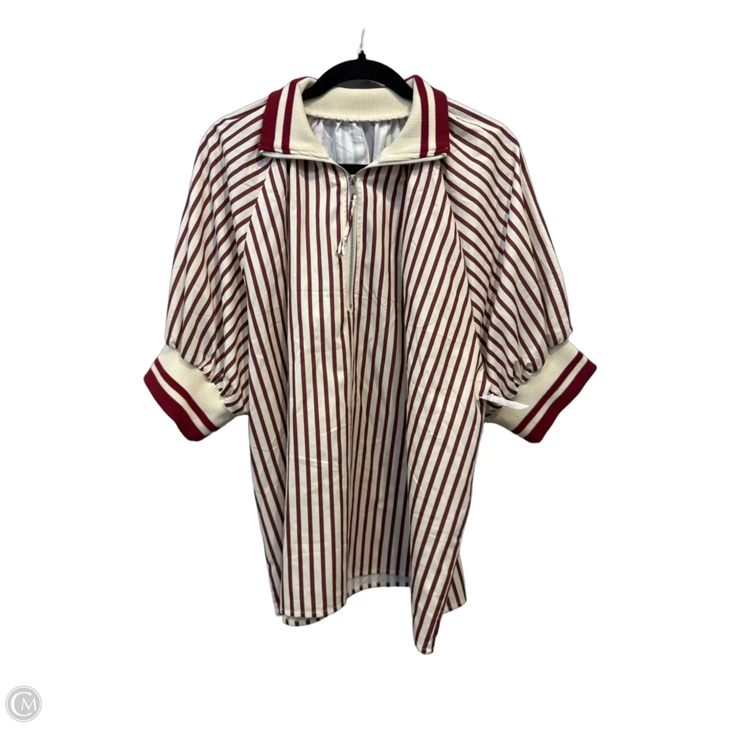 Top Short Sleeve By Clothes Mentor In Striped Pattern, Size: 2x
