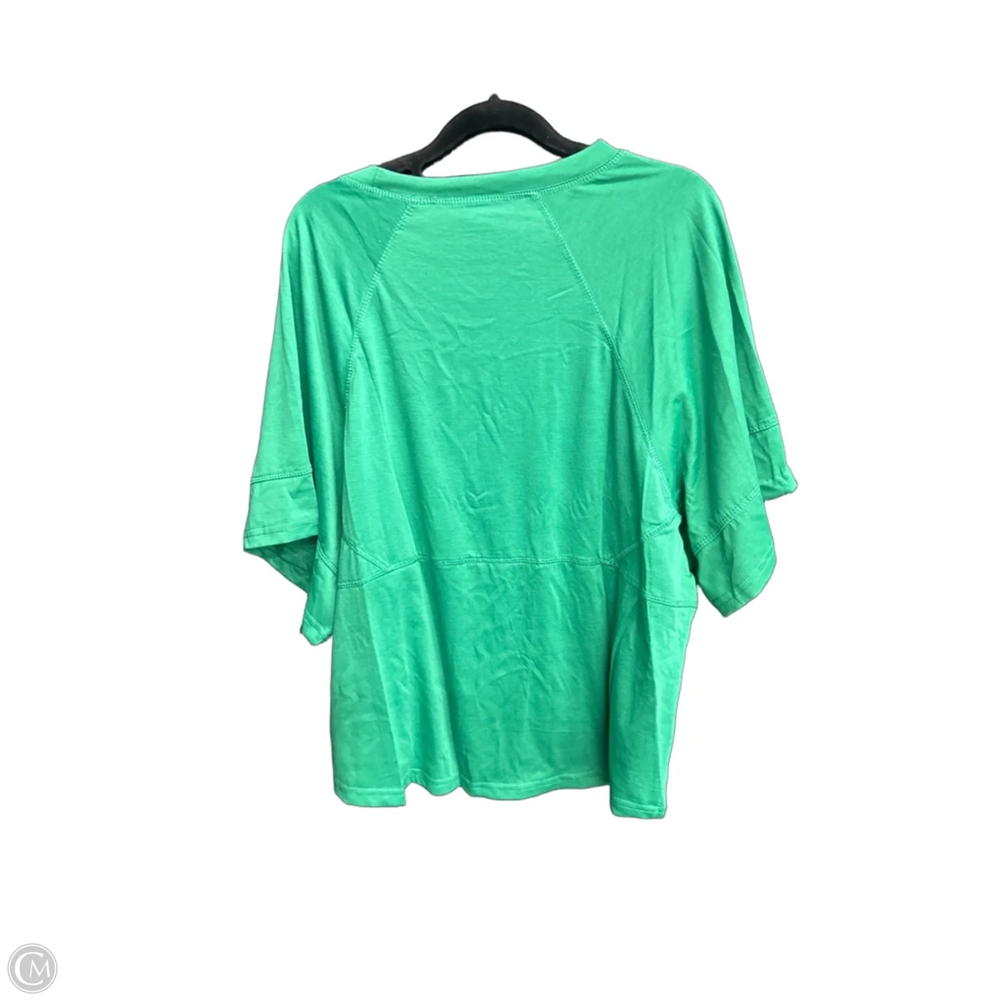 Top Short Sleeve Basic By Clothes Mentor In Green, Size: L