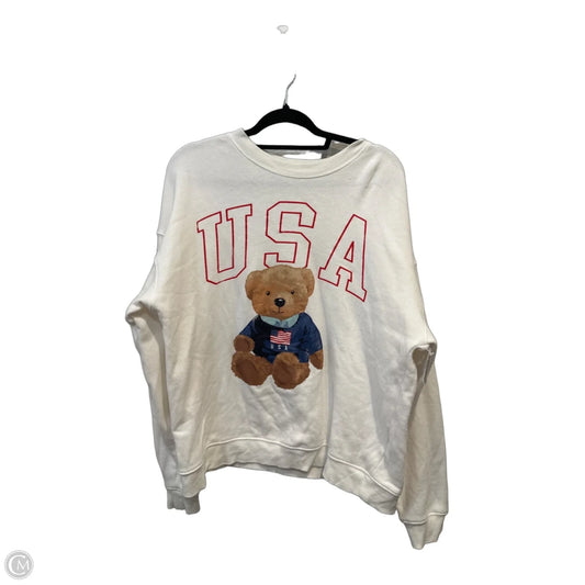 Sweatshirt Crewneck By Grayson Threads In White, Size: M