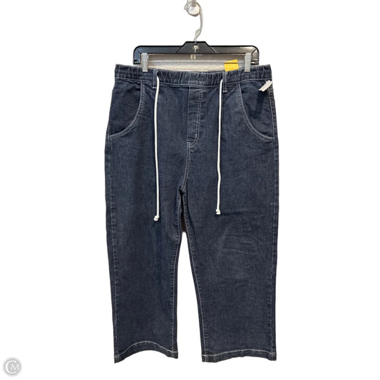 Jeans Wide Leg By Charlie Paige In Blue Denim, Size: 12