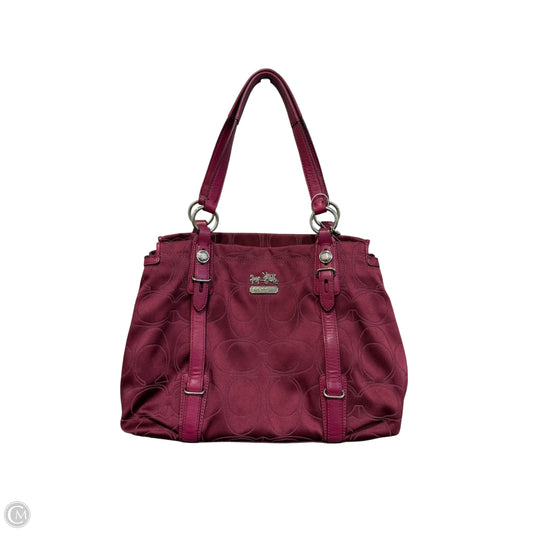 Handbag Designer By Coach, Size: Medium
