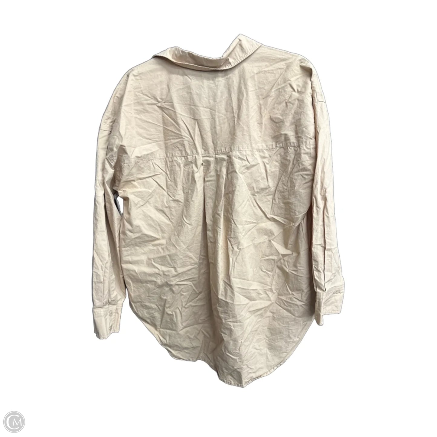 Top Long Sleeve By Grey Lab In Brown, Size: L