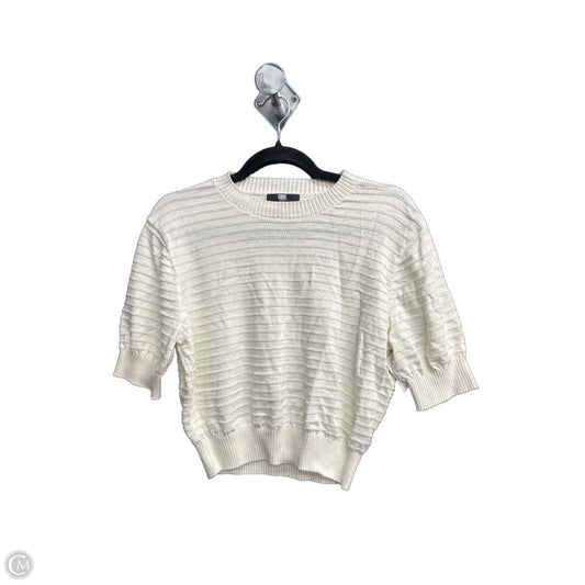 Top Short Sleeve Designer By Frye In White, Size: Xl