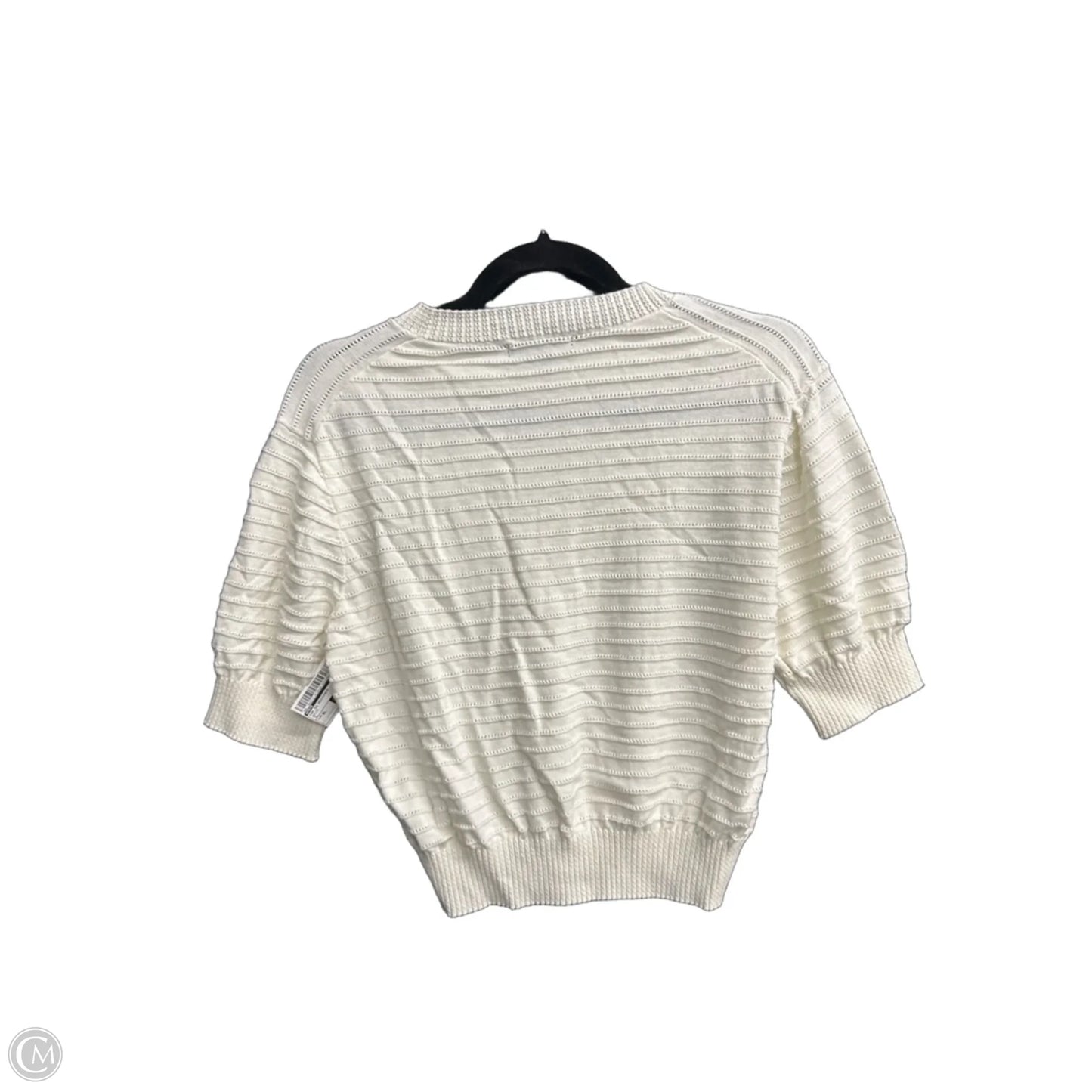 Top Short Sleeve Designer By Frye In White, Size: Xl
