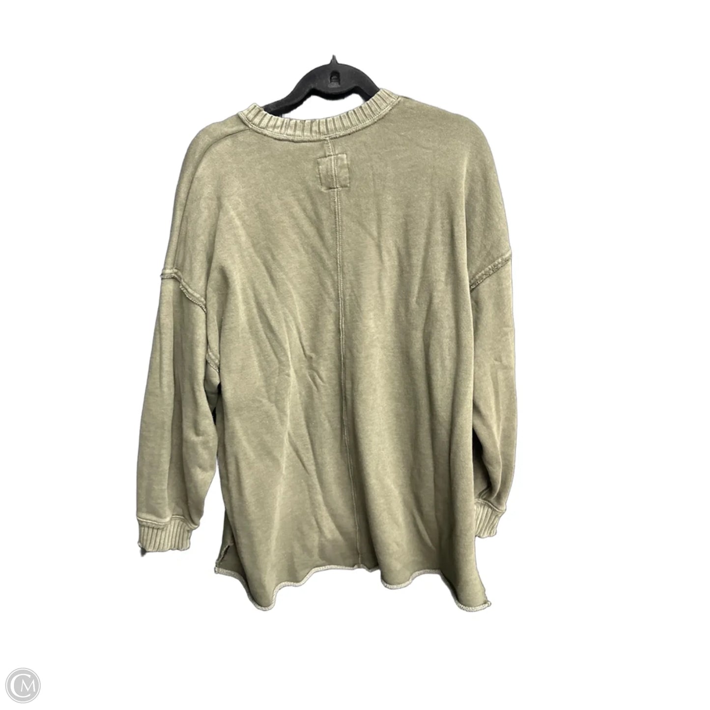 Sweatshirt Crewneck By Aerie In Green, Size: S