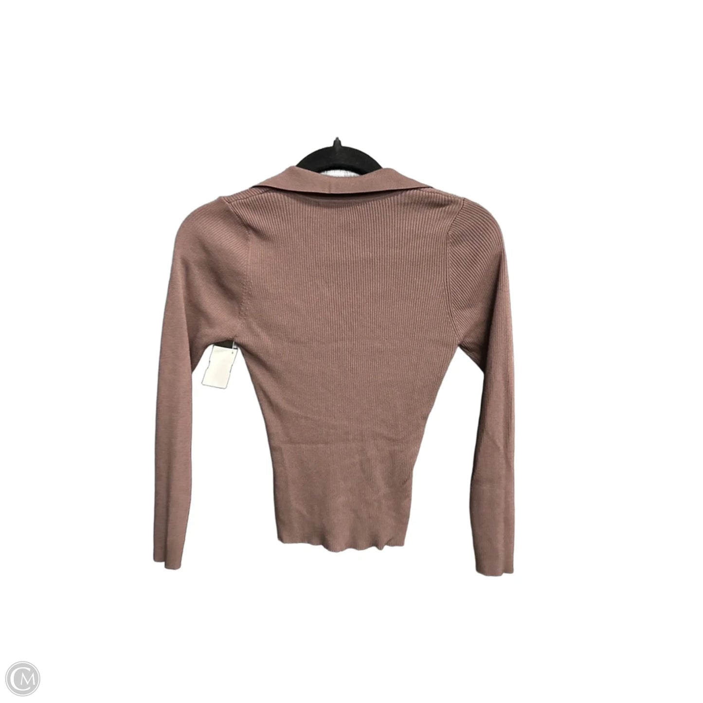 Top Long Sleeve By Minkpink In Brown, Size: M
