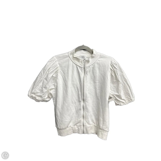 Top Short Sleeve By Evereve In White, Size: M