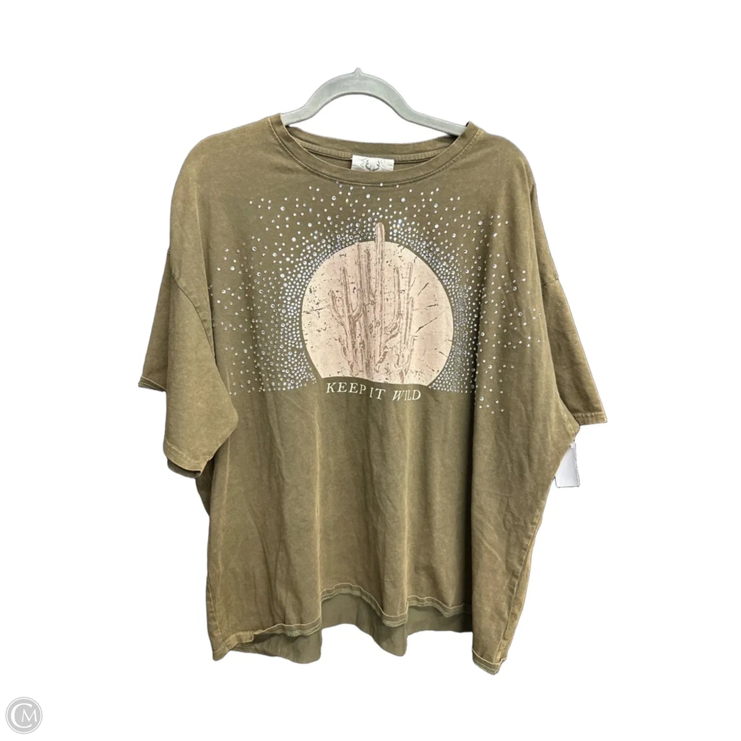 Top Short Sleeve By Fantastic Fawn In Green, Size: S