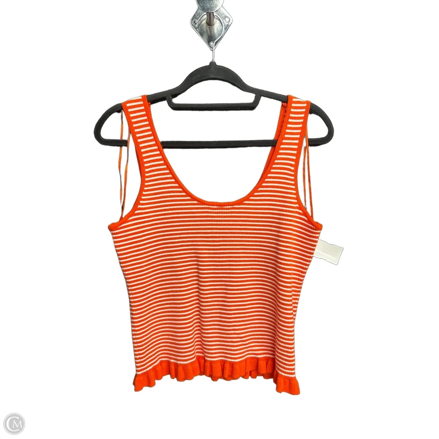 Tank Top By Free Assembly In Striped Pattern, Size: L
