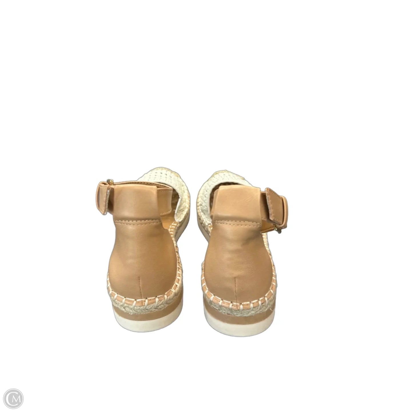 Sandals Flats By St Johns Bay In Brown & White, Size: 9.5