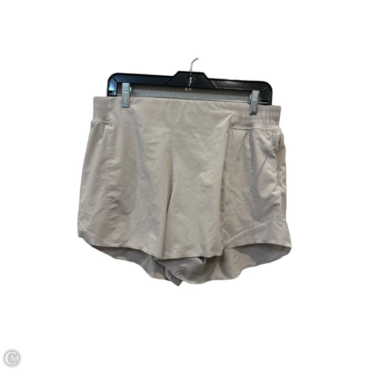 Athletic Shorts By Lululemon In Cream, Size: L