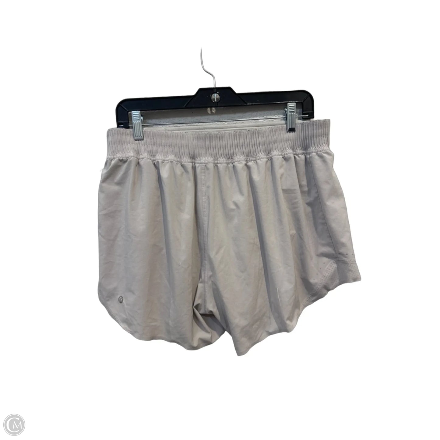 Athletic Shorts By Lululemon In Cream, Size: L